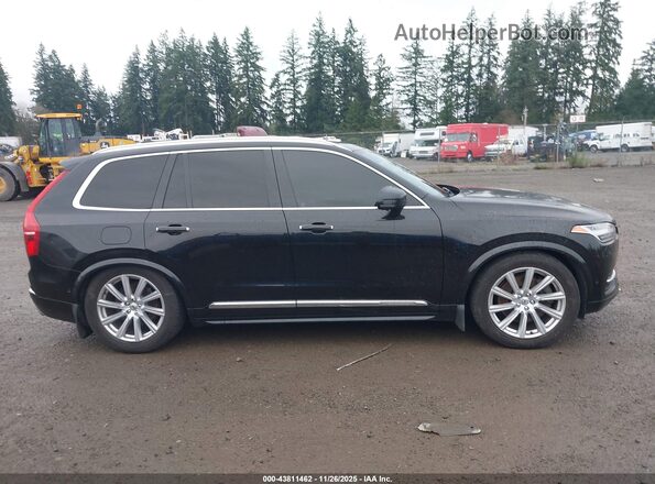 YV4BC0PL1G1053498 2016 VOLVO XC90 HYBRID Black უკანა სალონის ხედი