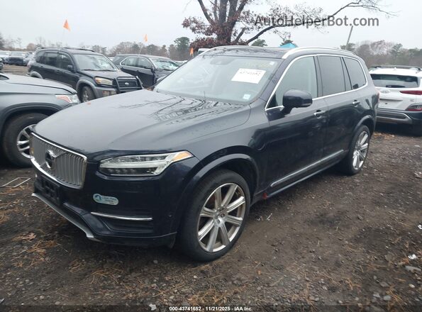 YV4BC0PL2H1179841 2017 VOLVO XC90 HYBRID Black Передня ліва чверть