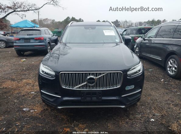 YV4BC0PL2H1179841 2017 VOLVO XC90 HYBRID Black Вид щитка приладів