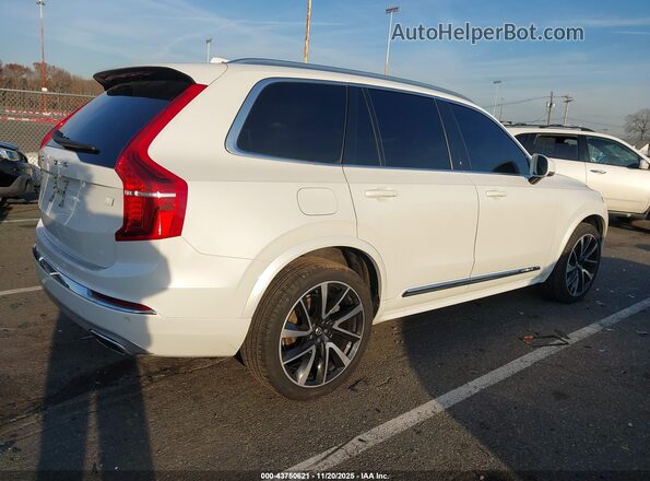 YV4BR00KXM1767349 2021 VOLVO XC90 RECHARGE PLUG-IN HYBRID White Tył prawy