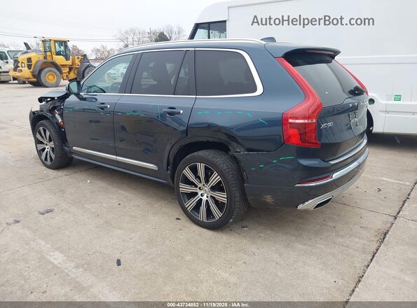 YV4BR0CL2M1737783 2021 VOLVO XC90 RECHARGE PLUG-IN HYBRID Blue Tył lewy