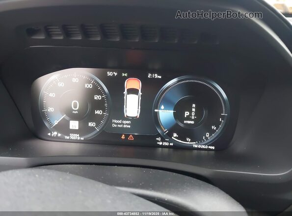 YV4BR0CL2M1737783 2021 VOLVO XC90 RECHARGE PLUG-IN HYBRID Blue Widok tylnych siedzeń