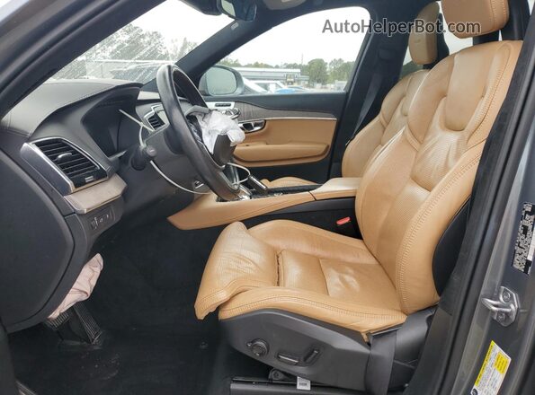 YV4BR0CL4L1576836 2020 VOLVO XC90 Gray წინა სალონის ხედი