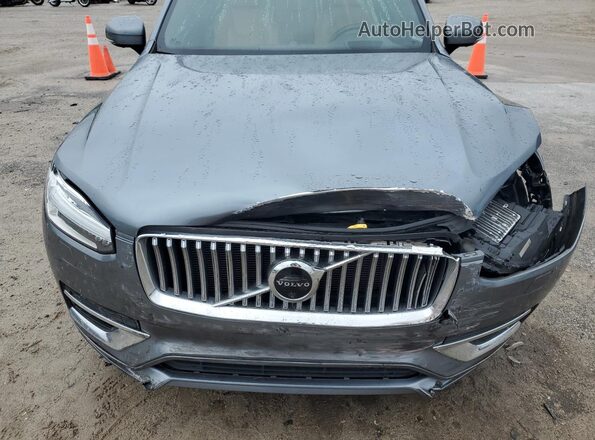 YV4BR0CL4L1576836 2020 VOLVO XC90 Gray ძრავის განყოფილების ხედი
