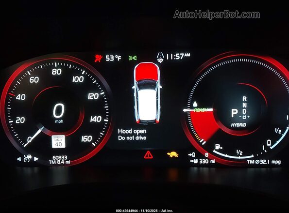 YV4BR0DM2M1847109 2021 VOLVO XC60 RECHARGE PLUG-IN HYBRID Белый Вид задних сидений