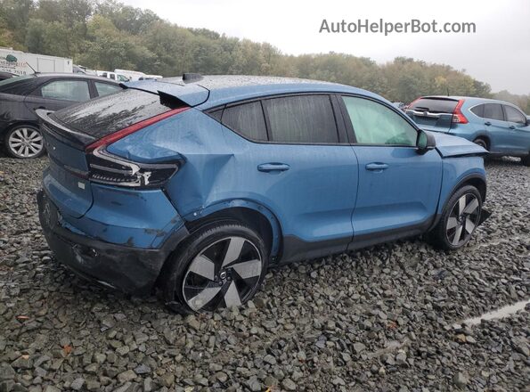 YV4ED3GM6P2048313 2023 VOLVO C40 Синий Задняя правая четверть