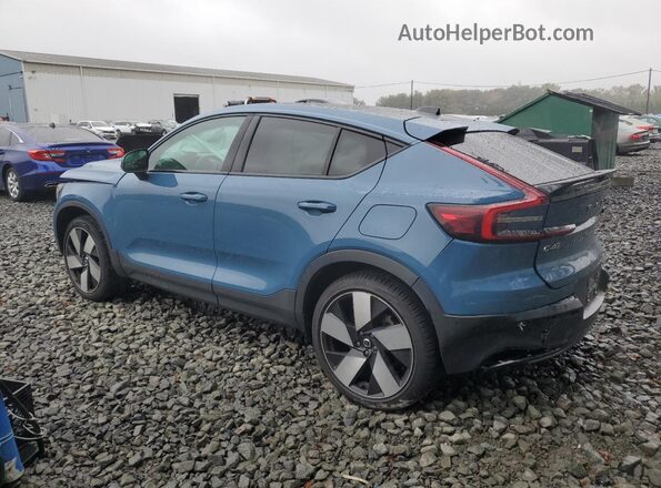 YV4ED3GM6P2048313 2023 VOLVO C40 Синий Задняя левая четверть