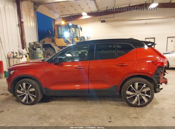 YV4ED3URXM2588033 2021 VOLVO XC40 RECHARGE PURE ELECTRIC Red 