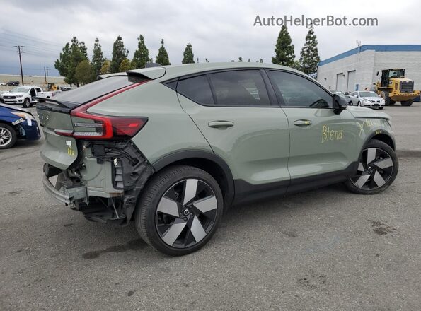 YV4EH3BL3R2102334 2024 VOLVO C40 Green Задня права чверть