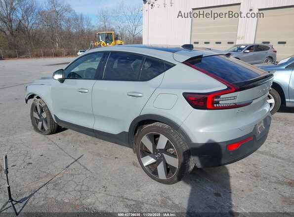 YV4ER3GL1R2106484 2024 VOLVO C40 RECHARGE PURE ELECTRIC Gray Rear left