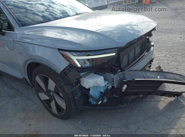 YV4ER3GL1R2106484 2024 VOLVO C40 RECHARGE PURE ELECTRIC Gray 