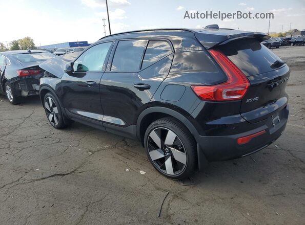 YV4ER3XM8R2252325 2024 VOLVO XC40 Черный Задняя левая четверть