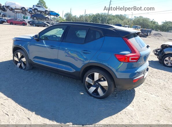 YV4ER3XMXR2240824 2024 VOLVO XC40 RECHARGE PURE ELECTRIC Blue უკანა მარცხენა