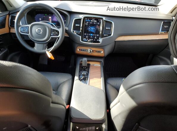 YV4H60CW5P1956416 2023 VOLVO XC90 Black Widok deski rozdzielczej