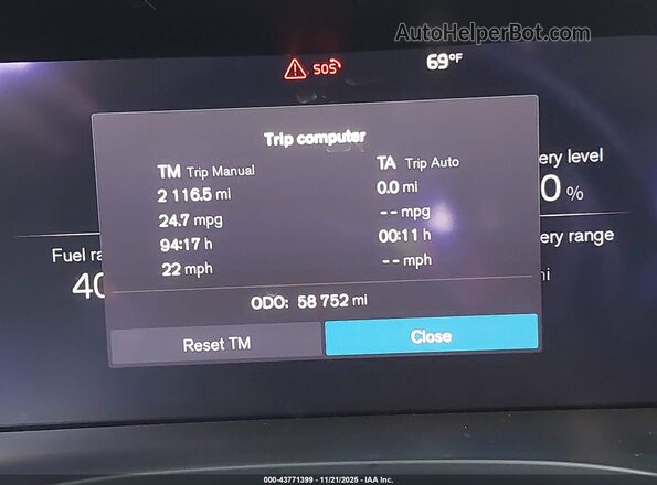 YV4H60DL6R1756264 2024 VOLVO XC60 RECHARGE PLUG-IN HYBRID Brown Вид задніх сидінь