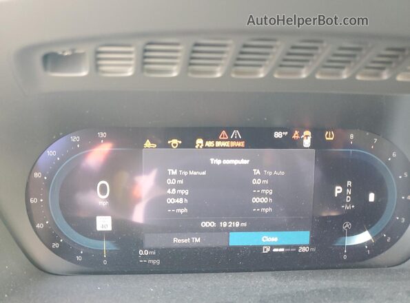 YV4L12PV5P1933384 2023 VOLVO XC90 Blue Vista del cuadro de instrumentos