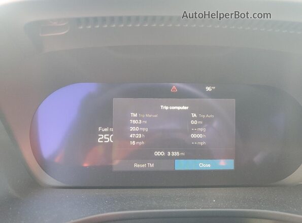 YV4L12UL6R2346448 2024 VOLVO XC40 Серый Вид щитка приборов