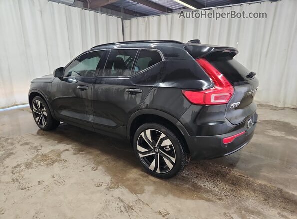 YV4L12UX1P2044632 2023 VOLVO XC40 Black Widok naklejki z numerem VIN