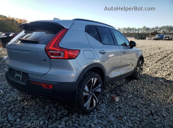 YV4L12UX1P2059406 2023 VOLVO XC40 Silver Rear right