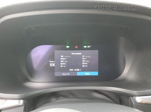 YV4L12WK8S2146889 2025 VOLVO V60 Black Instrument cluster view
