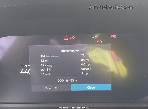 YV4L12WL9S2147185 2025 VOLVO V60 CROSS COUNTRY Blue Հետևի նստատեղերի տեսք