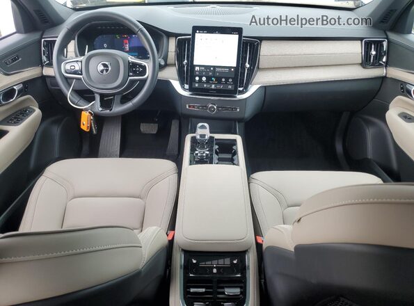 YV4M12JBXS1358064 2025 VOLVO XC90 Gray Widok deski rozdzielczej