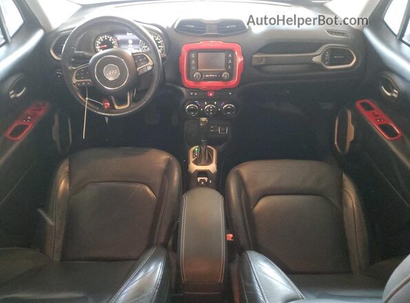 ZACCJADB0HPE40835 2017 JEEP RENEGADE Gray Dashboard view