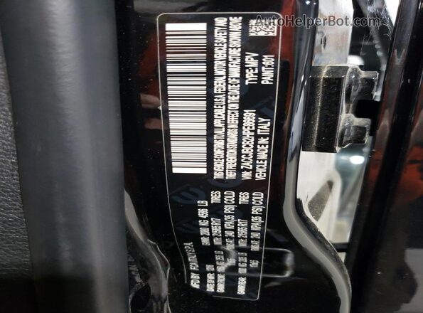 ZACCJBCB2HPE86691 2017 JEEP RENEGADE Black Vista de la etiqueta del VIN
