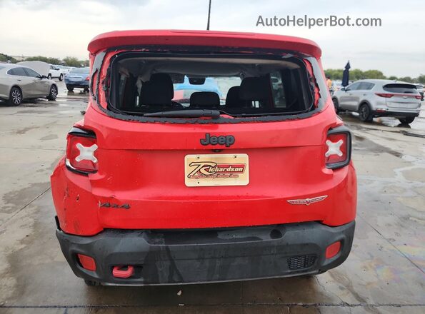 ZACCJBCT8GPC59531 2016 JEEP RENEGADE Red Widok z tyłu
