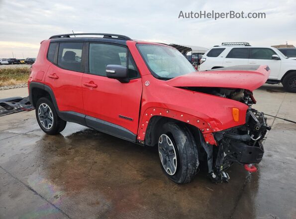 ZACCJBCT8GPC59531 2016 JEEP RENEGADE Red Przód prawy