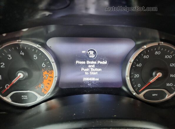ZACCJBCT8GPC59531 2016 JEEP RENEGADE Red Widok zestawu wskaźników