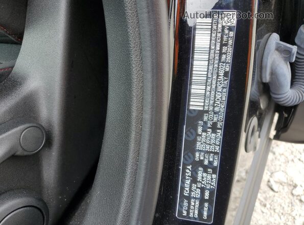 ZACNDFAN2S3A46022 2025 DODGE OTHER Black Vista de la etiqueta del VIN