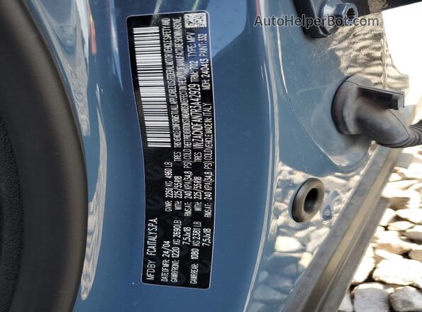 ZACNDFAN7R3A42929 2024 DODGE OTHER Blue VIN კოდის სტიკერის ხედი