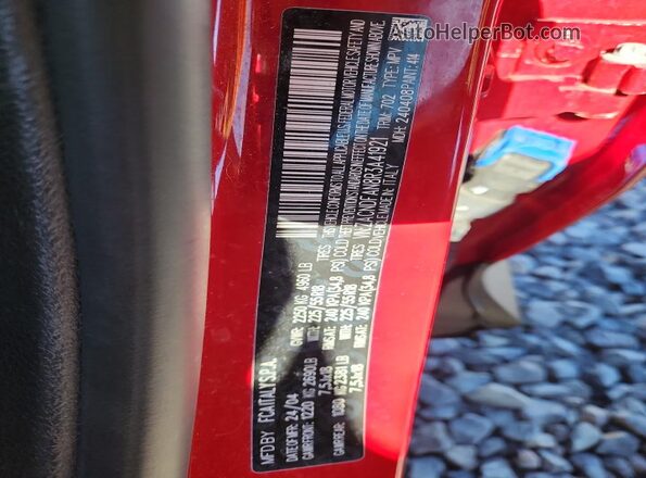 ZACNDFAN8R3A41921 2024 DODGE OTHER Red VIN sticker view
