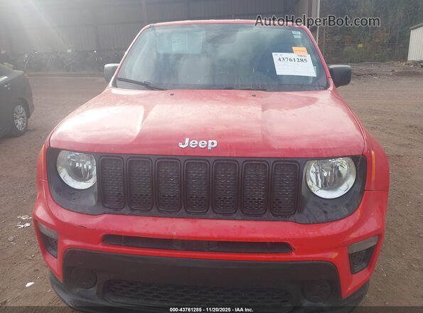 ZACNJAAB4LPM08909 2020 JEEP RENEGADE Red Դիմացի տեսք