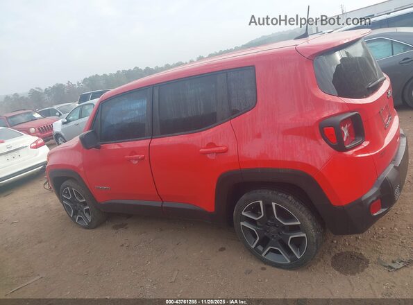 ZACNJAAB4LPM08909 2020 JEEP RENEGADE Red Սալոնի հետևի տեսք