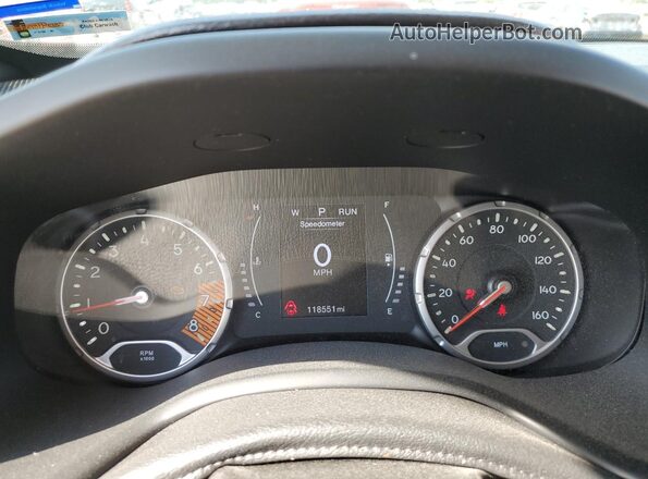 ZACNJABB4LPL70113 2020 JEEP RENEGADE Gray Widok zestawu wskaźników