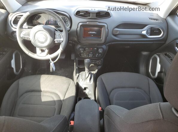 ZACNJABB4LPL70113 2020 JEEP RENEGADE Gray Widok deski rozdzielczej