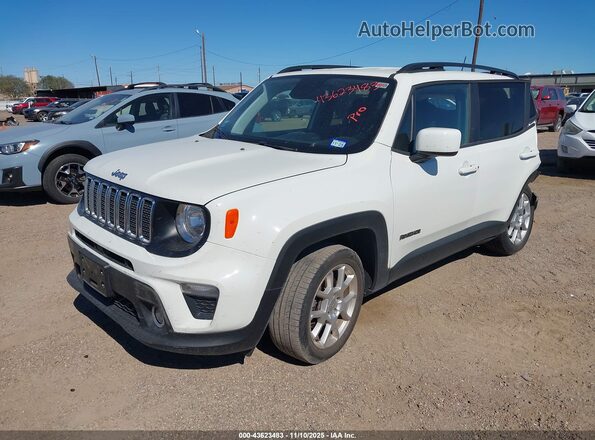 ZACNJABB7LPL94759 2020 JEEP RENEGADE White წინა მარცხენა ხედი სამი მეოთხედიდან