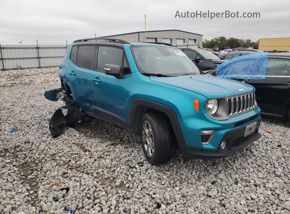 ZACNJAD13LPL70026 2020 JEEP RENEGADE Синий Передняя правая четверть