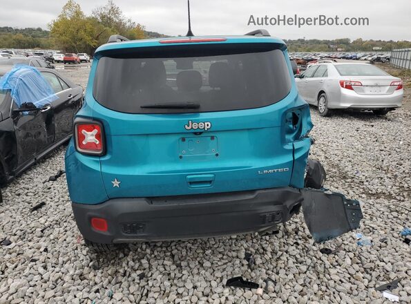 ZACNJAD13LPL70026 2020 JEEP RENEGADE Синий Вид сзади