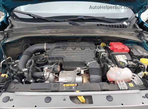 ZACNJAD13LPL70026 2020 JEEP RENEGADE Синий Вид задней части салона