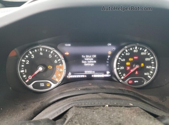 ZACNJAD13LPL70026 2020 JEEP RENEGADE Синий Вид щитка приборов