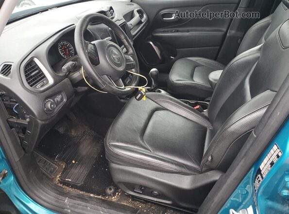 ZACNJAD13LPL70026 2020 JEEP RENEGADE Синий Вид салона спереди
