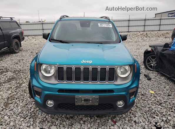 ZACNJAD13LPL70026 2020 JEEP RENEGADE Синий Вид спереди