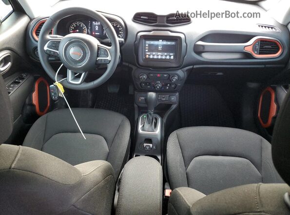 ZACNJBAB7LPL35279 2020 JEEP RENEGADE Black Widok deski rozdzielczej