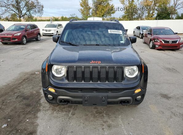 ZACNJBAB7LPL35279 2020 JEEP RENEGADE Black Widok z przodu