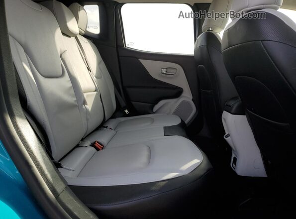 ZACNJBD18LPL46715 2020 JEEP RENEGADE Бирюзовый Вид задней части салона