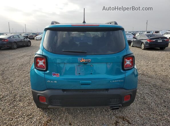 ZACNJBD18LPL46715 2020 JEEP RENEGADE Бирюзовый Вид сзади