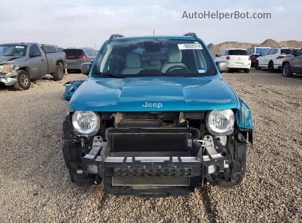ZACNJBD18LPL46715 2020 JEEP RENEGADE Бирюзовый Вид спереди